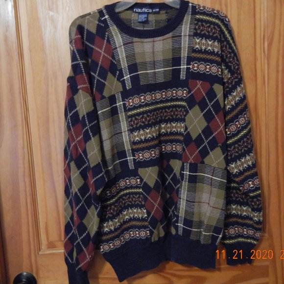 Nautica Other - Vintage Retro Casual Church Work Sweater sz XL